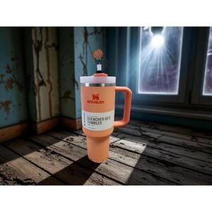 STANLEY 40OZ THE QUENCHER H2.0 FLOW-STATE NECTARINE WITH TOPPER BRAND NEW!!